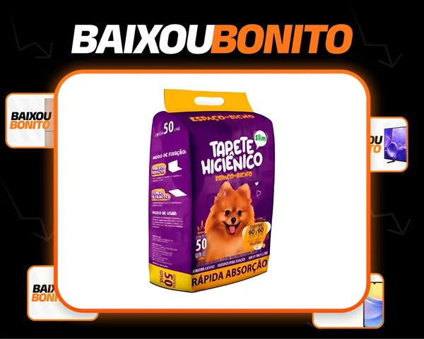 Tapete Higienico Espaço De Bicho 50 Unidades