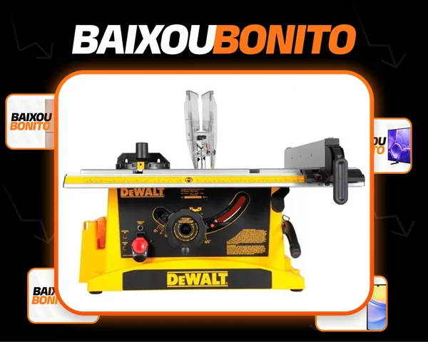 Serra De Mesa/bancada 10 Pol 1800w Dwe7470-br Dewalt
