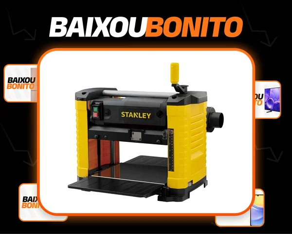 Plaina Desengrossadeira Portátil STP18 Cortes de 0,4mm a 1,6mm Potência de 1800W