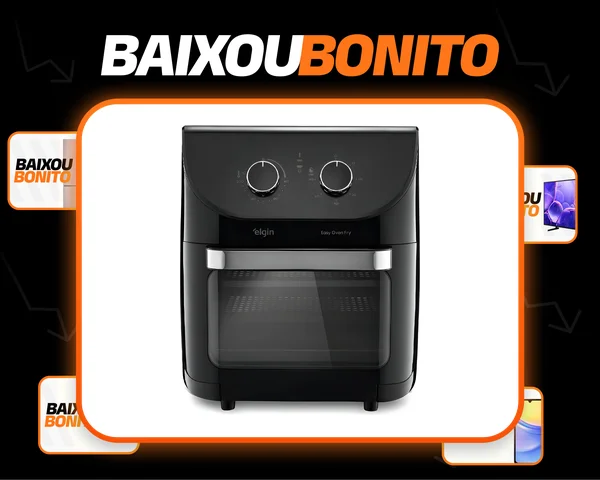 Fritadeira Easy Oven Fry 3 Em 1 Elgin 12 L - Airfryer