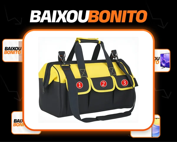 Bolsa De Ferramenta Mochila Mala Caixa Grande Reforçada