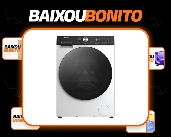 Lava E Seca Hisense 11kg Branca Conectada Branco