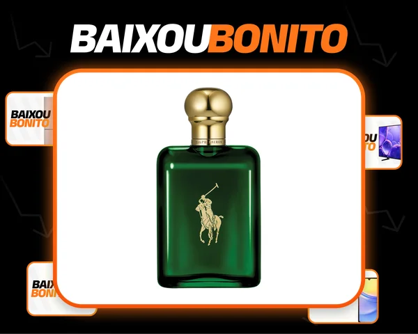 Perfume Masculino Eau de Toilette Fragrância Chipre Amadeirada com Notas Herbáceas Refrescantes e Especiadas, Polo Green Ralph Lauren, Frasco com 200ml