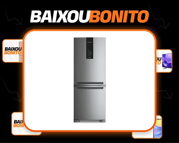 Geladeira Frost Free Brastemp Inverse 447 Litros Inox Bre57fk