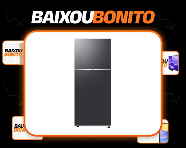 Geladeira Duplex Evolution SmartThings Samsung RT38 391L Black Inox