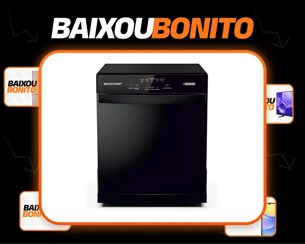 Lava Louças Brastemp 8 Serviços Preta - Blf08ae Cor Preto