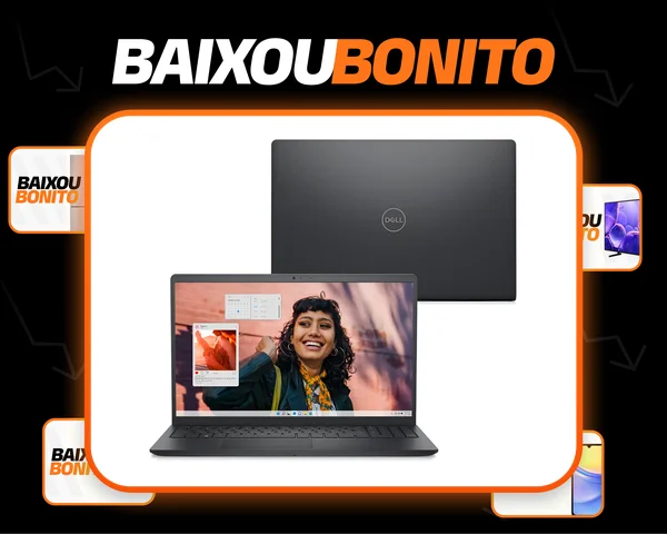 Notebook Dell Inspiron 15.6" Full HD 13ª Intel Core i5 16GB 512GB SSD Win 11 Preto i15-i1300-M50P