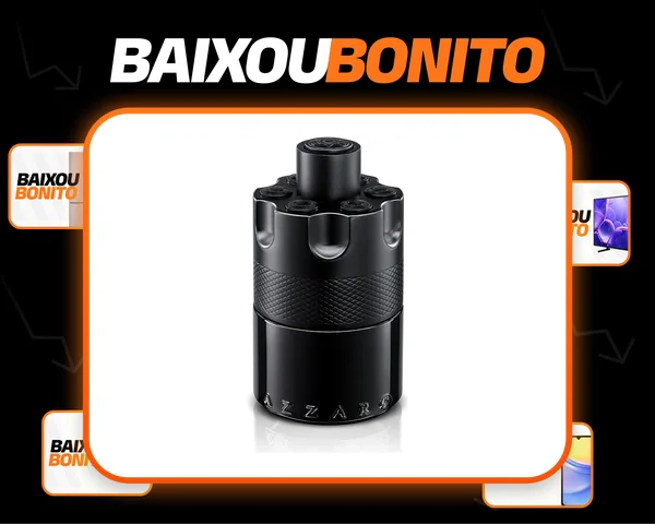 Perfume Masculino Eau de Parfum Intense Fragrância Fougère Ambarada Amadeirada com Notas de Cardamomo Caramelo e Madeira Âmbar, The Most Wanted Azzaro, Frasco com 100ml