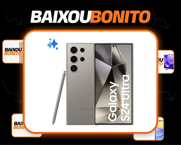 Celular Samsung Galaxy S24 Ultra, 256gb, 12gb Ram, 6.8 , Ai Cor Titânio-cinza