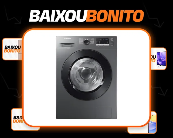 Lava E Seca Samsung Wd11m Com Digital Inverter Inox 11kg Cor Inox look