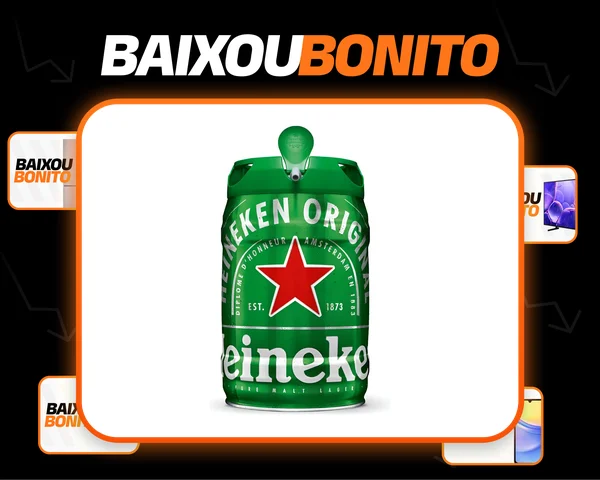 Cerveja Premium Heineken Barril 5 Litros