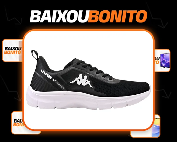 Tênis Kappa Run 200 Original Caminhada Academia