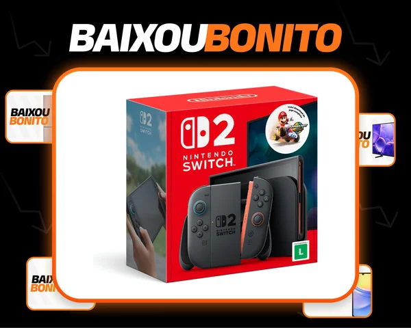 Bundle Console Nintendo Switch 2 + Mario Kart World, Modelo Nacional de Tomada