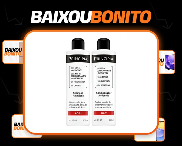 Principia Kit Shampoo E Condicionador Antiqueda Aq-01