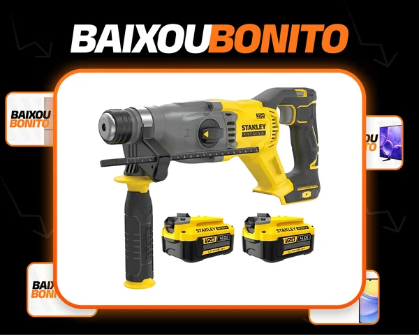 Martelete 2 Baterias 20v 4ah Rompedor Perf. Sbh900 Stanley