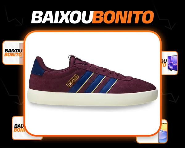 Tênis Casual Masculino Vl Court 3.0 Com Forro Têxtil adidas