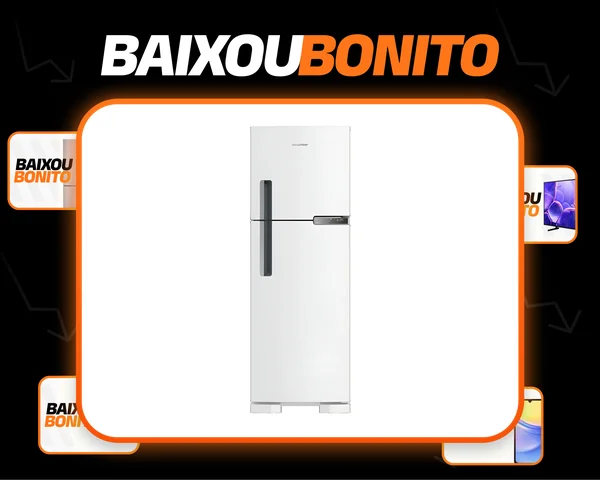 Brastemp BRM44H Geladeira Frost Free Duplex 375 Litros Cor Branco