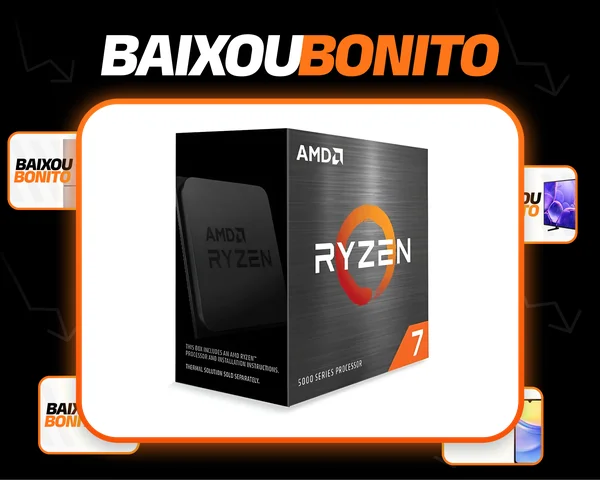 Processador AMD Ryzen 7 5700X 100-100000926WOF de 8 núcleos e 4.6GHz