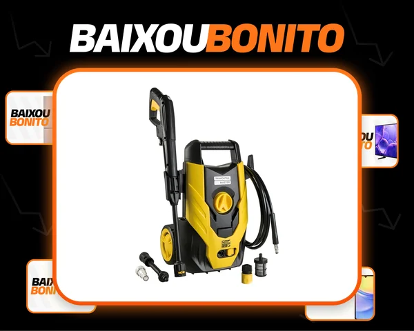 Lavadora De Alta Pressão 1200W Master 1500 Psi Amarelo e Preto Tramontina