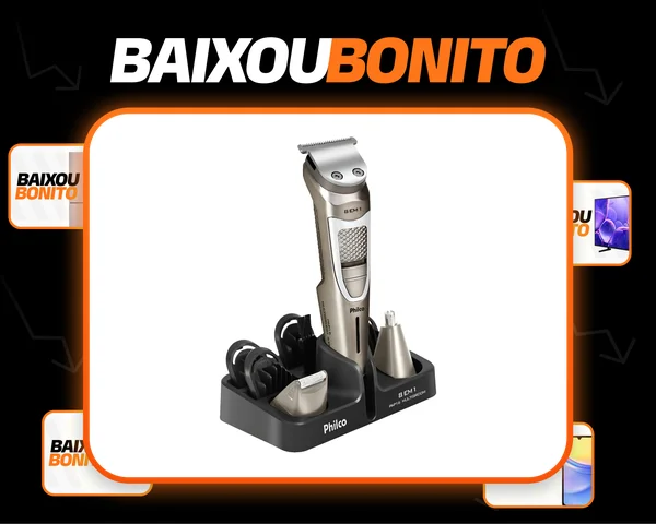 Aparador de Pelos Philco Multigroom 8 Em 1 Pap16 Cor Chumbo