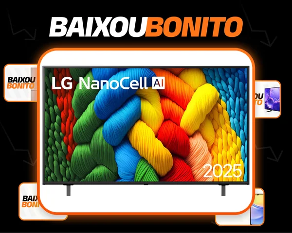 Smart TV LG NanoCell 4K AI 65" Pureza Cores 2025 - 65NANO80