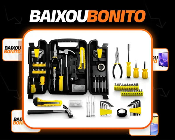 Jogo De Ferramentas Profissional 200 Peças Titanium