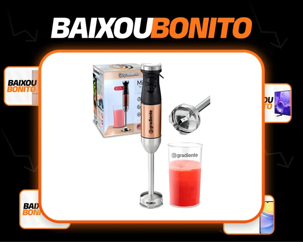 Mixer Gradiente Cobre Collection Pgmx402 Aço Inoxidável 600w Com Copo