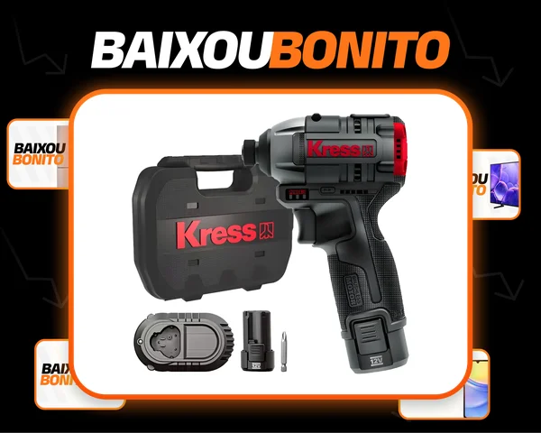 Parafusadeira Impacto 12v 2x 2ah Brushless Kub50.2 Kress