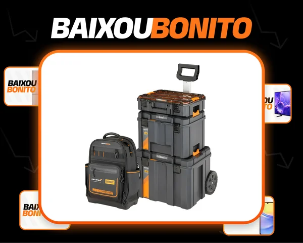 Kit Torre De Armazenamento + Mochila Mclaren Dewalt Cinza-escuro