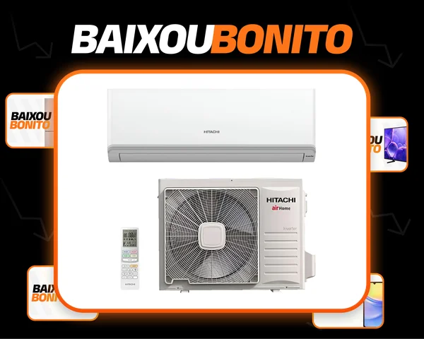 Ar Condicionado Split Inverter Hitachi 9k Btus Frio 220v Branco 220v