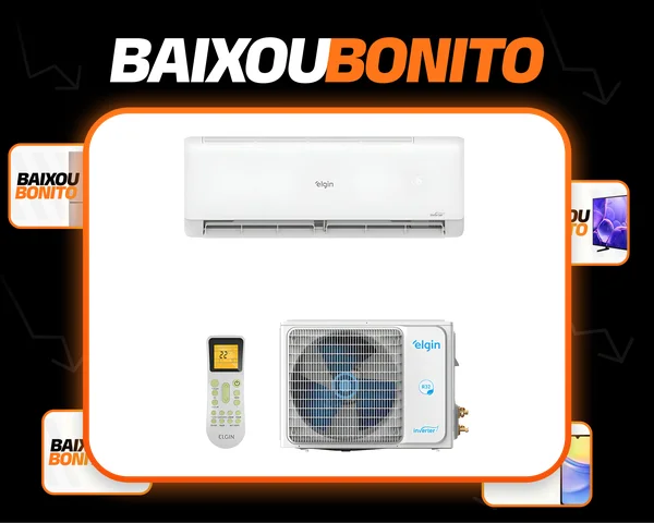 Ar Condicionado Hw Eco Ii Inverter Connect Elgin 9k F Cor Branco