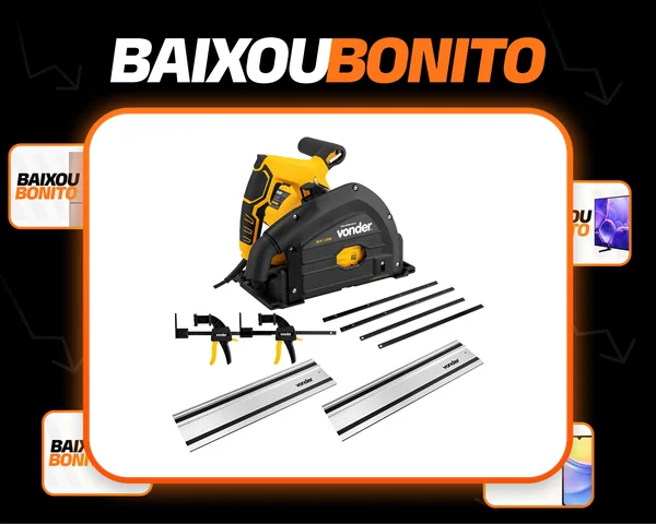 Kit Serra Circular De Trilho 6.1/2 1200w Vonder Scv1206