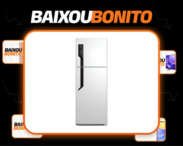 Geladeira Electrolux Frost Free com AutoSense 480L Efficient Duplex Branca TF71