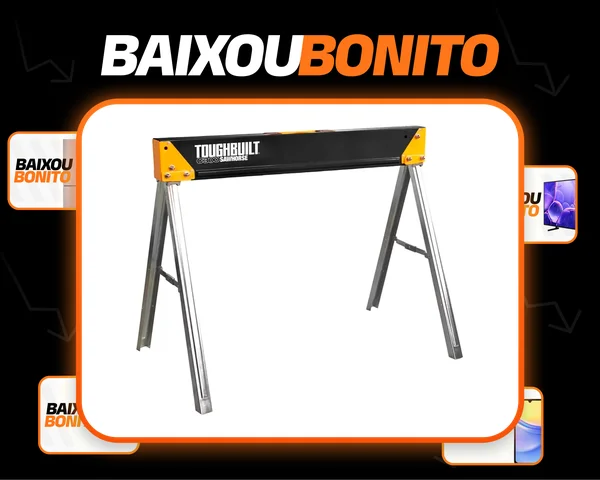 Cavalete Mesa Trabalho Aço Toughbuilt Tb-c300 Sawhorse 500kg