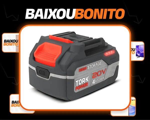 Bateria Lithium 20v Alto Desempenho 10c 2ah Ferramentas Tork