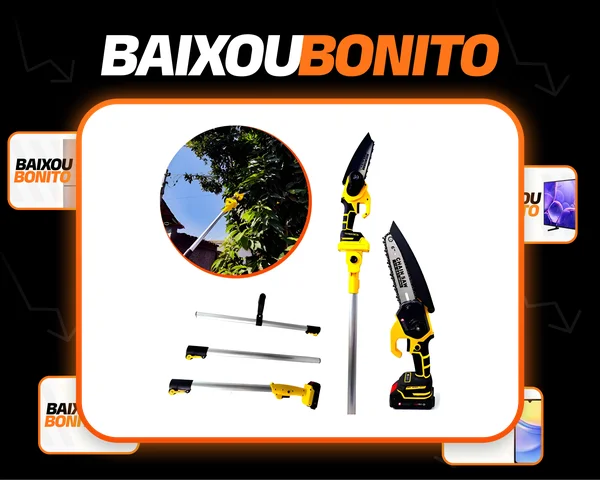 Podador De Galhos/serra Eletrica Bateria 30v 1000w+extensor