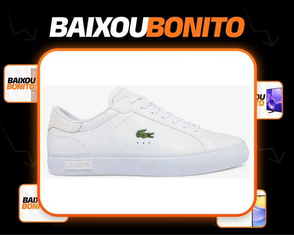 Tênis Lacoste Masculino Powercourt De Couro
