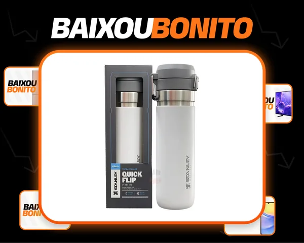 Garrafa térmica Stanley Quick Flip de aço inoxidável 710mL Polar