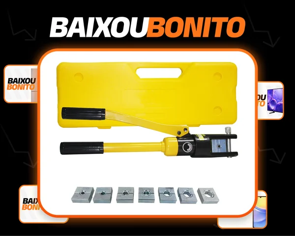 Alicate Hidráulico Prensa Terminal Crimpa 10 A 300mm