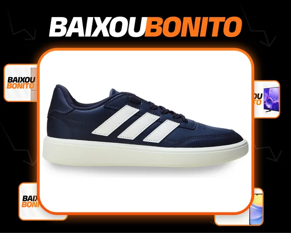 Tênis Casual Feminino Courtblock Com Forro Têxtil adidas