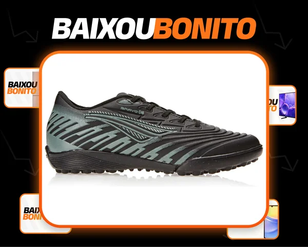 Chuteira Infantil Society Bravo Y-3.0 Penalty