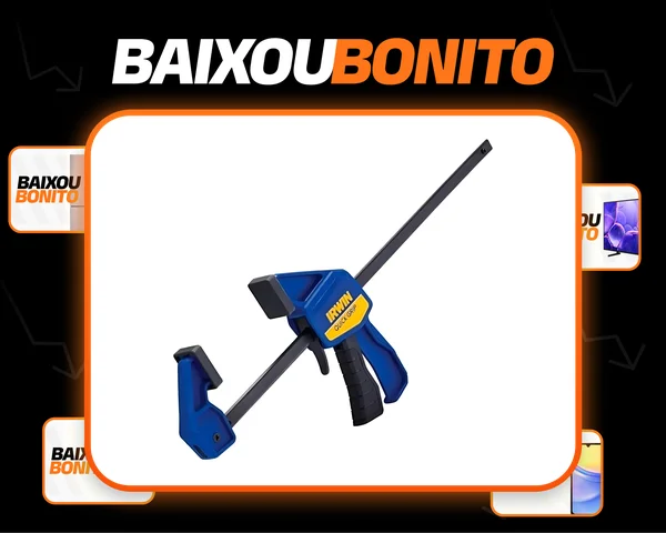 Grampo De Aperto Rápido Irwin C/ 1 Peça 30cm 63kg