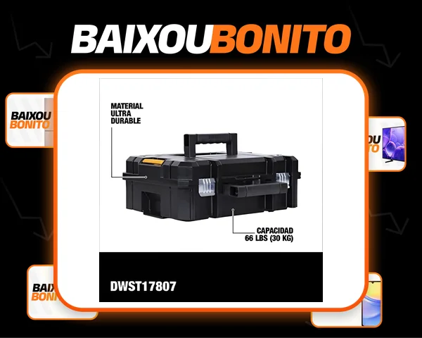 Caixa Organizadora Dewalt DWST17807 Volume de 11L