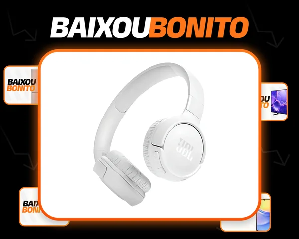 Fone De Ouvido Headphone Bluetooth Tune 520bt Branco Jbl