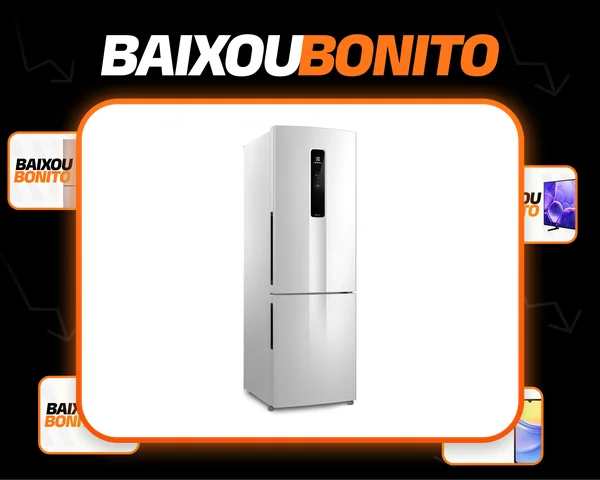 Geladeira Electrolux Frost Free Inverter 400L Efficient AutoSense e Rapid Freeze Inverse Branca (IB6) Bivolt