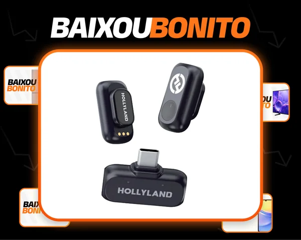 Microfone Hollyland Lark A1 Mini Usb-c Preto