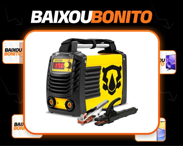 Maquina De Solda Eletrica Inversora Mma Tig Eletrodo 170a Mi250a The Black Tools
