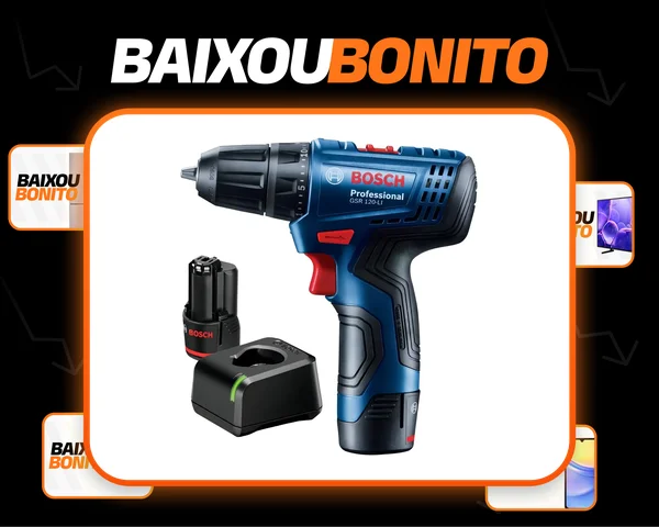 Parafusadeira E Furadeira 3/8 A Bateria Bosch Gsr 120-li