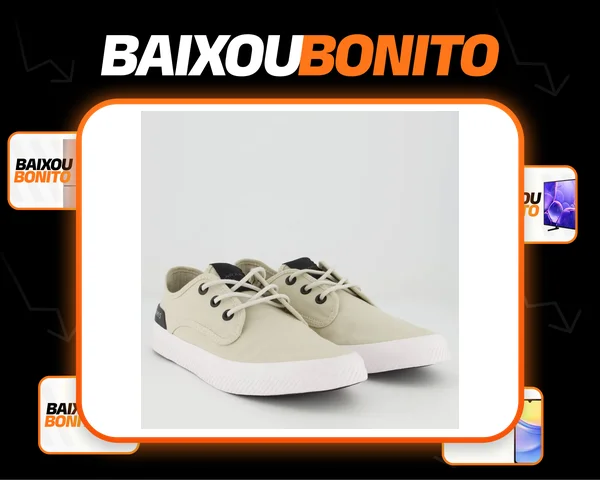 Tênis Aramis Daily Dock Canvas Areia