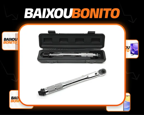 Torquimetro Estalo Mini P/ Soquete 1/4 5-25 Nm 0,5kg A 2,5kg MFL